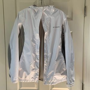 White Columbia Rain Jacket